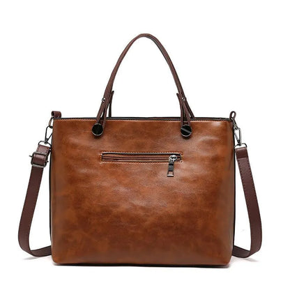 Klassieke Schoudertas voor Dames Lederlook Design