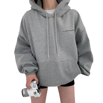 Dames Hoodie Space Print Casual Streetwear