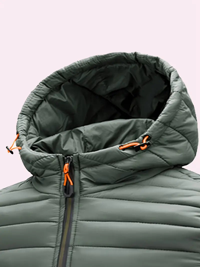 Dames Pufferjas Met Capuchon Warm en Waterdicht