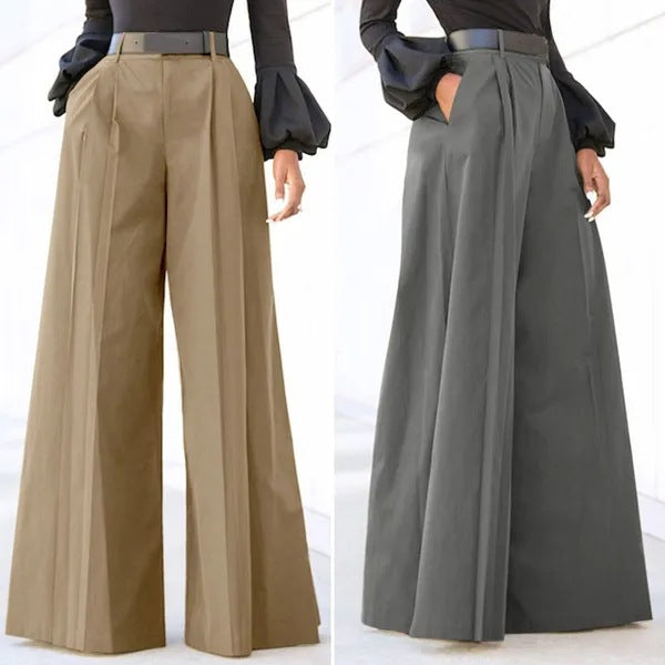 Dames Hoge Taille Broek Wijde Pijpen Comfortabel