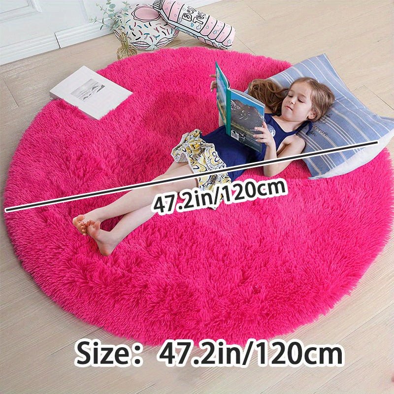 Rond Plush Vloerkleed Zacht en Zachtaardig Clouda