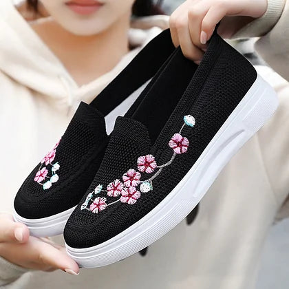 Comfortabele loopschoenen met zachte zool en antislipzool