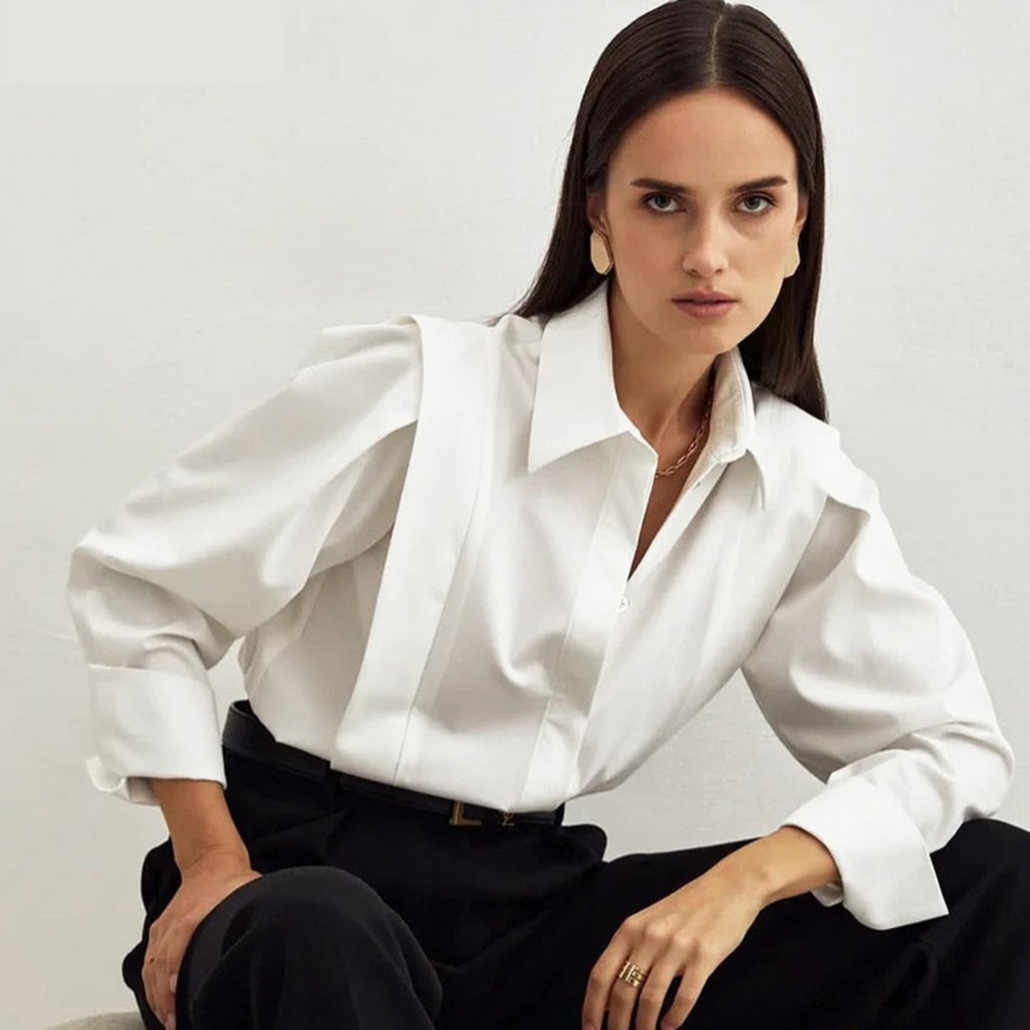 Dames Blouse Zakelijk Stijlvol - Mode Vibes
