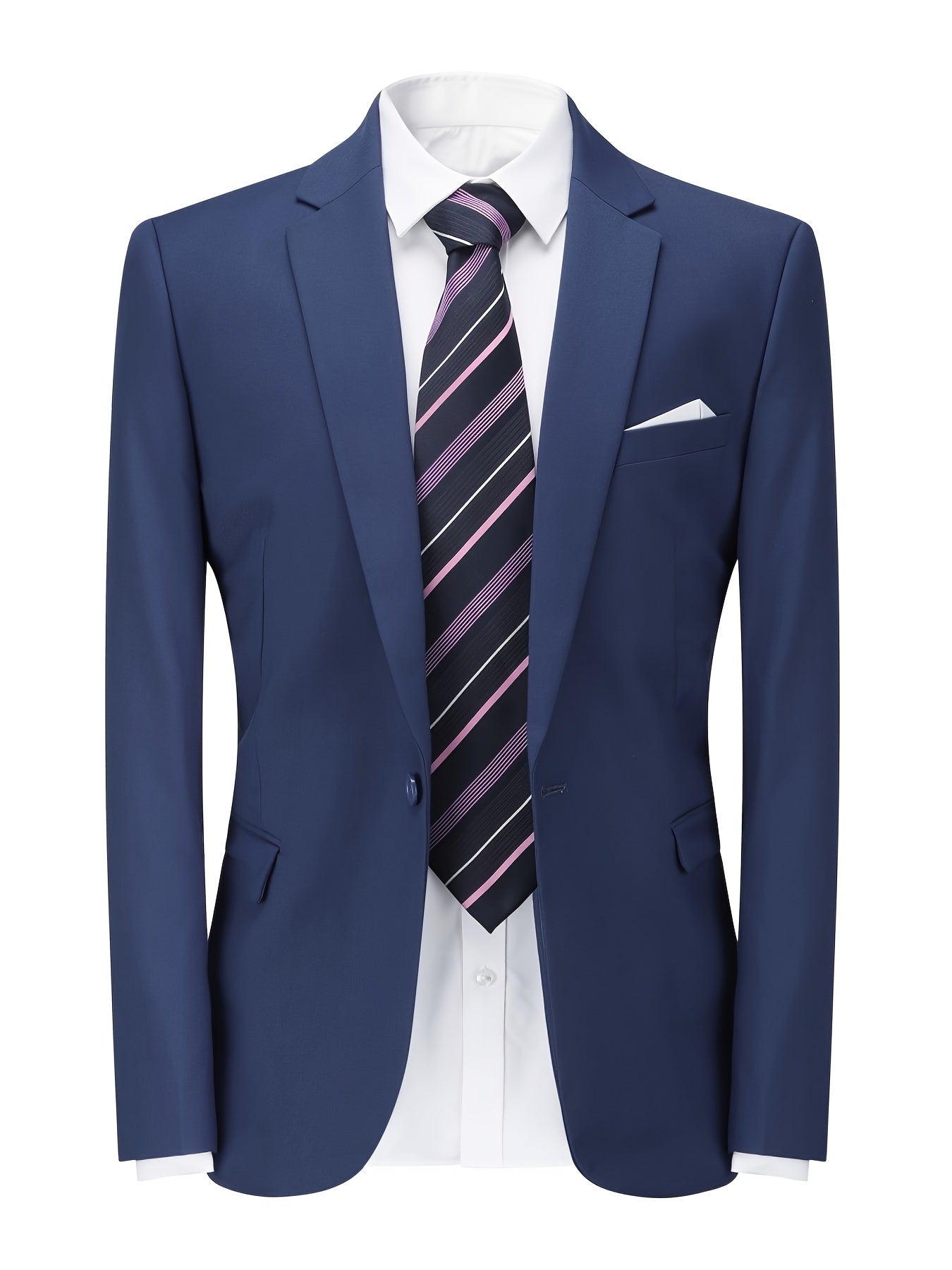 Heren Blazer Effen Klassiek Formal Design