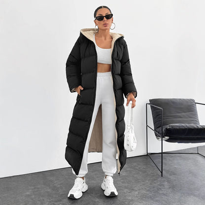 Dames Pufferjas Gewatteerd met Capuchon Warm en Waterdicht - Mode Vibes