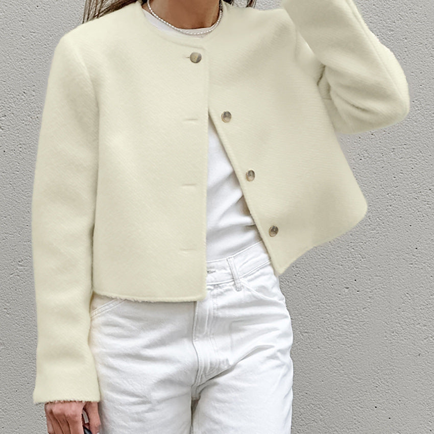 Korte Voorjaarsjas Dames Trendy Stijlvolle Blazer