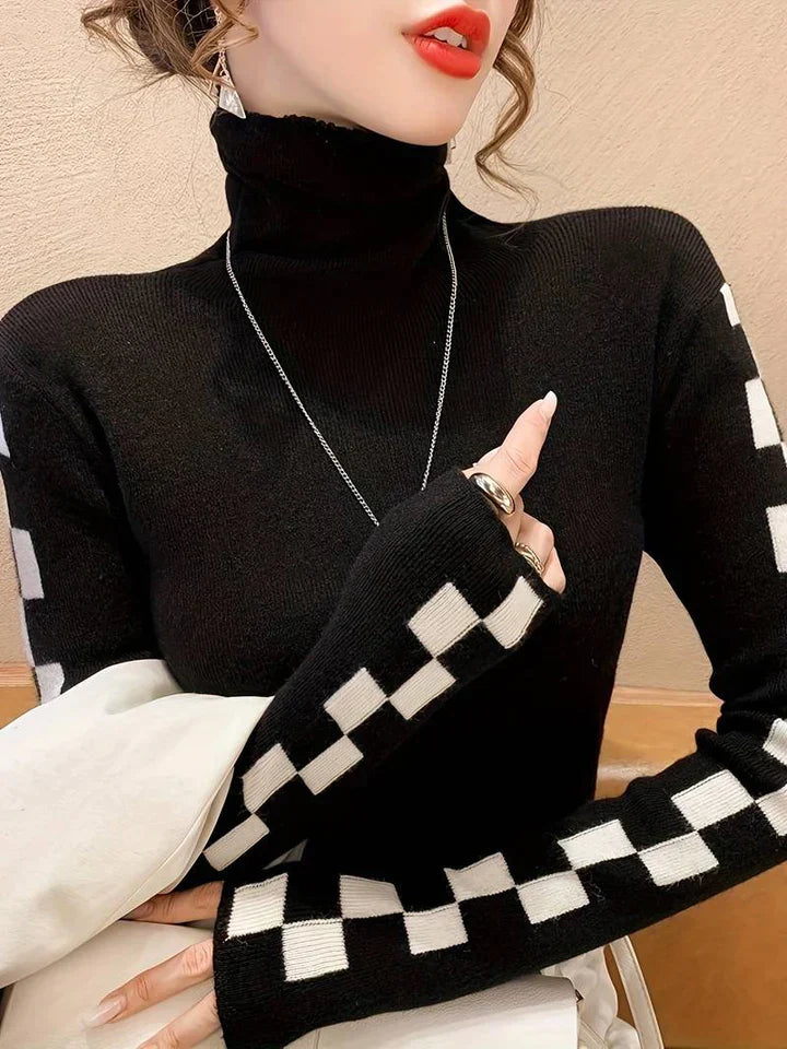 Dames Turtleneck Trui Zacht Warme Coltrui
