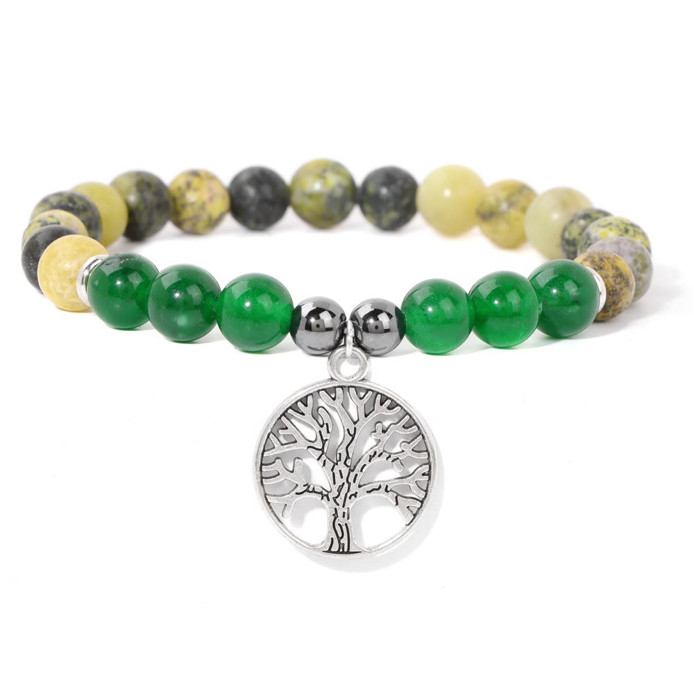 Natuurlijke Kristal Armband Levensboom Mila
