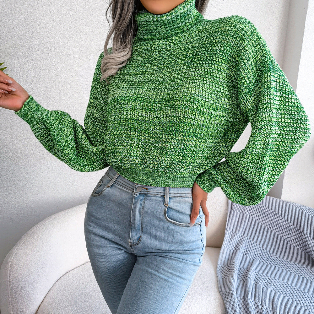 Dames Gebreide Coltrui Elegante Mouwen Trendy