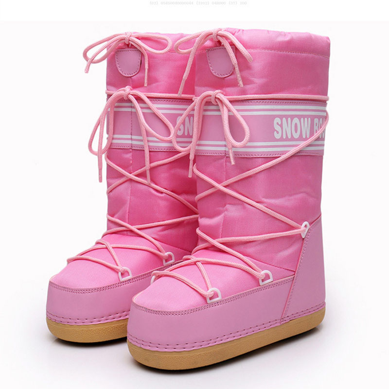 Dames Waterdichte Snowboots Hoge Gewatteerde Comfortabele Laarzen