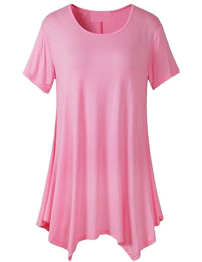 Dames T-shirt Korte Mouwen Loose Fit Zomer - Mode Vibes