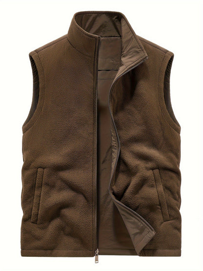 Emiliano | Cardigan reversibile senza maniche