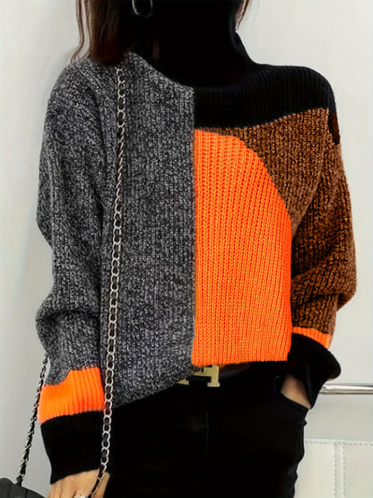 Warme Coltrui met Lange Mouwen - Mode Vibes