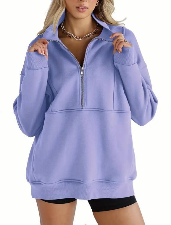 Dames Oversized Trui Warm en Comfortabel met Kangoeroezak