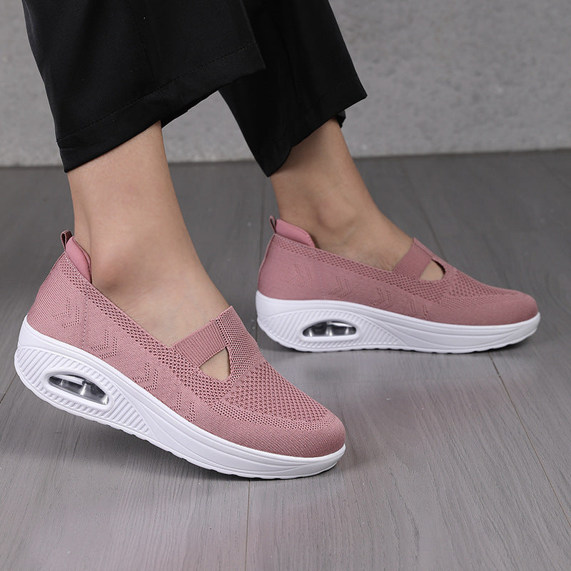 Dames Comfortabele Orthopedische Sneaker Wedge Ballerina
