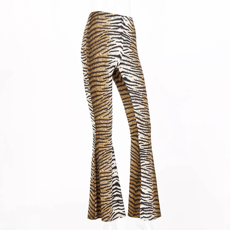 Vrouwelijke Flared Broek Alia Stijlvolle Hoge Taille