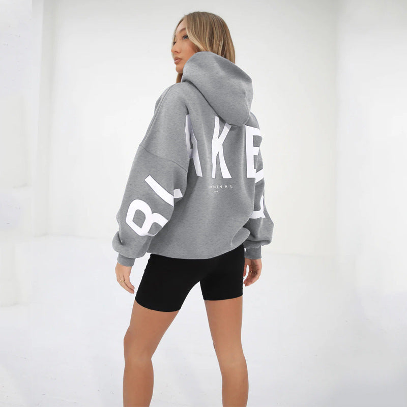 Dames Hoodie Warm Met Capuchon en Leuke Print Savannah