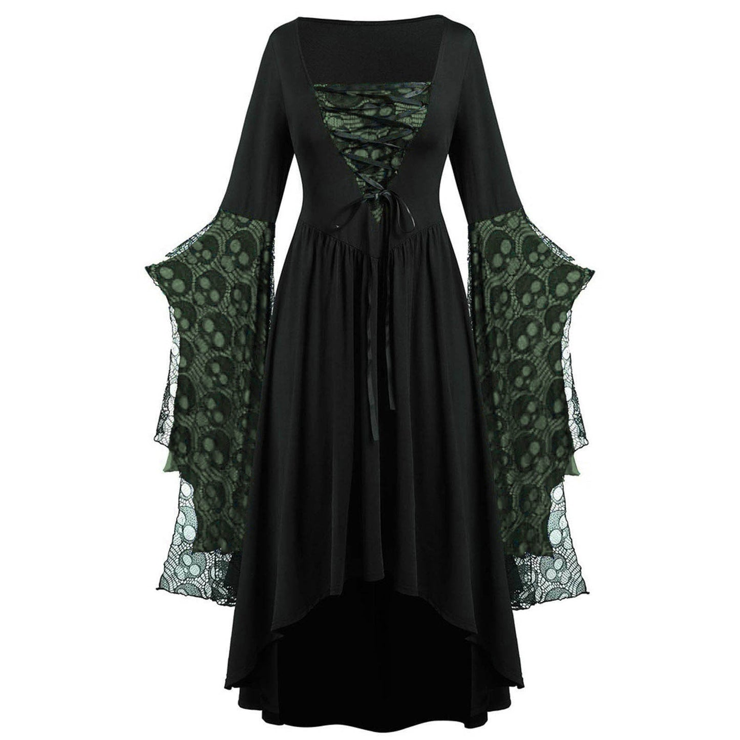 Dames Maxi Jurk met Kant Elegant Lang