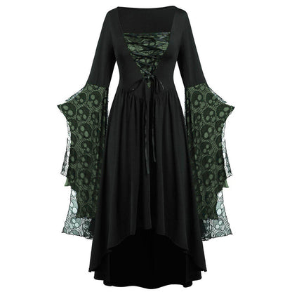 Dames Maxi Jurk met Kant Elegant Lang
