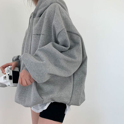 Dames Hoodie Space Print Casual Streetwear