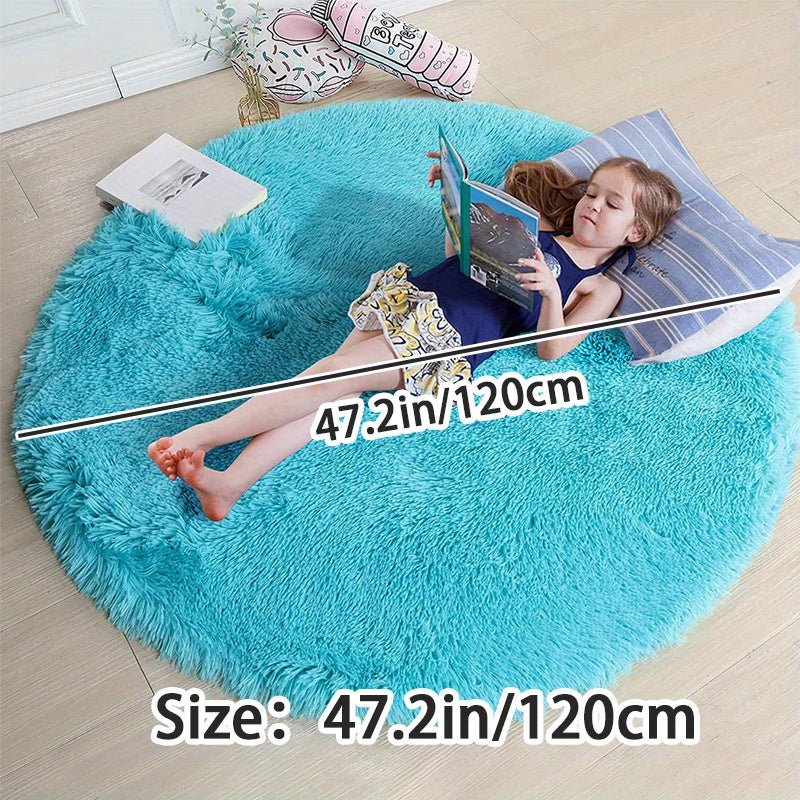 Rond Plush Vloerkleed Zacht en Zachtaardig Clouda