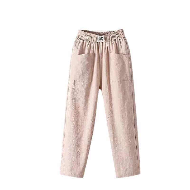 Luna Enkellange Broek voor Dames in Zomerse Stijl
