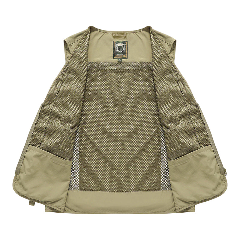 Alessandra | Gilet Cargo in rete con tasche