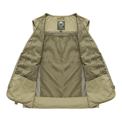 Alessandra | Gilet Cargo in rete con tasche