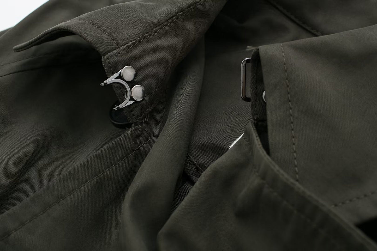 Dames Trenchcoat Lange Trendy Voorjaarsjas met Ceintuur