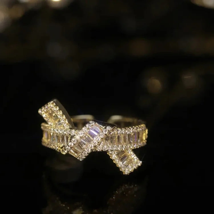 Diamanten Knoopring Verstelbaar Elegant Serena - Mode Vibes