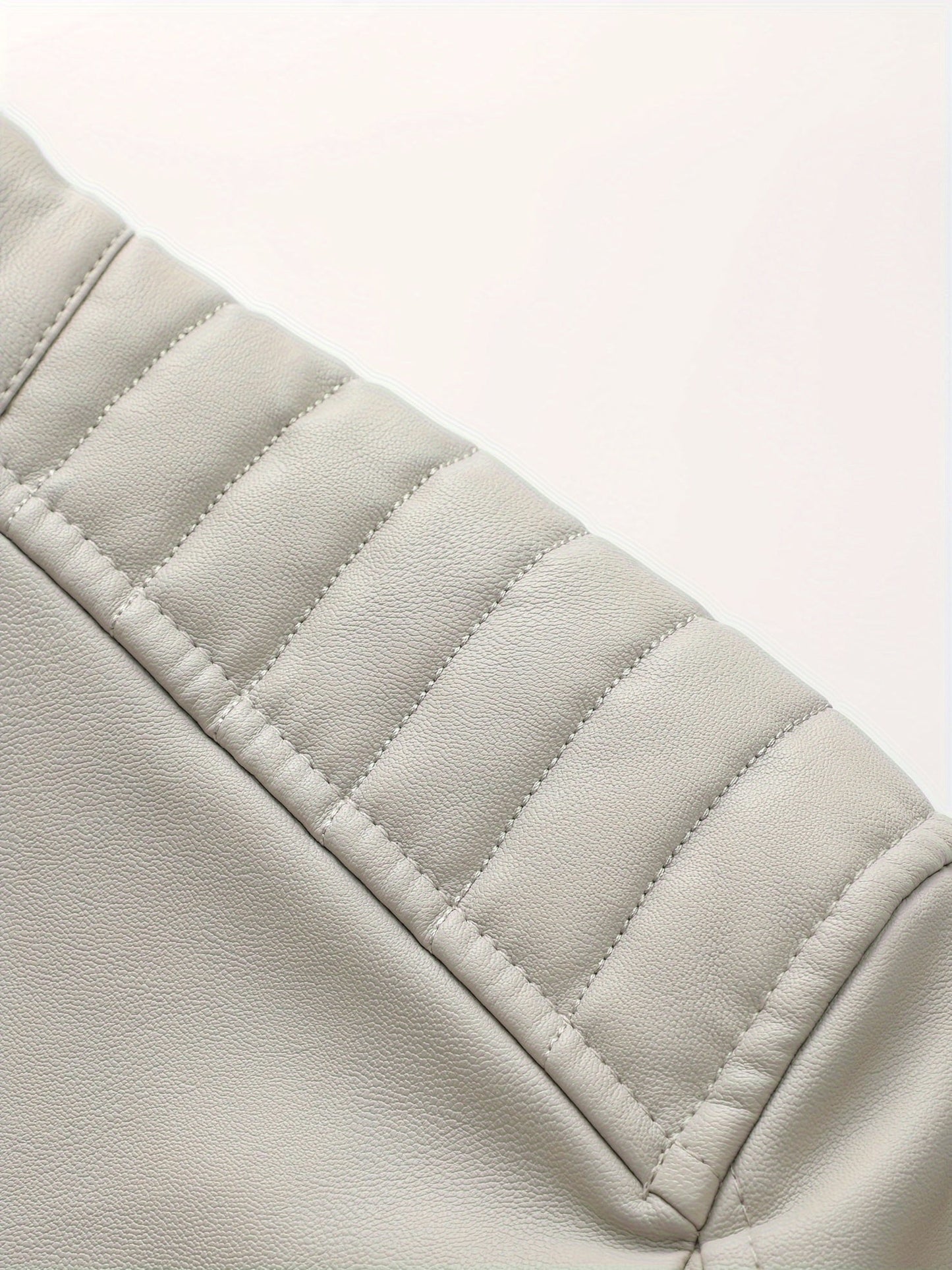 Gaspare | Elegante giacca di pelle con cerniera