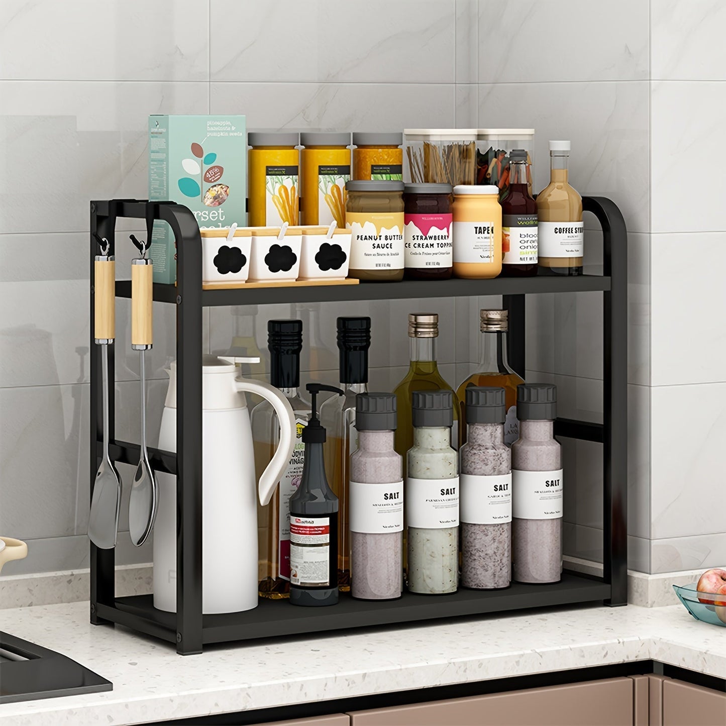 Roestvrijstalen Kruidenrek voor Aanrecht Modern Design