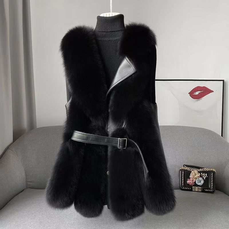 Dames Faux Fur Bodywarmer Stijlvol Warm Modieus