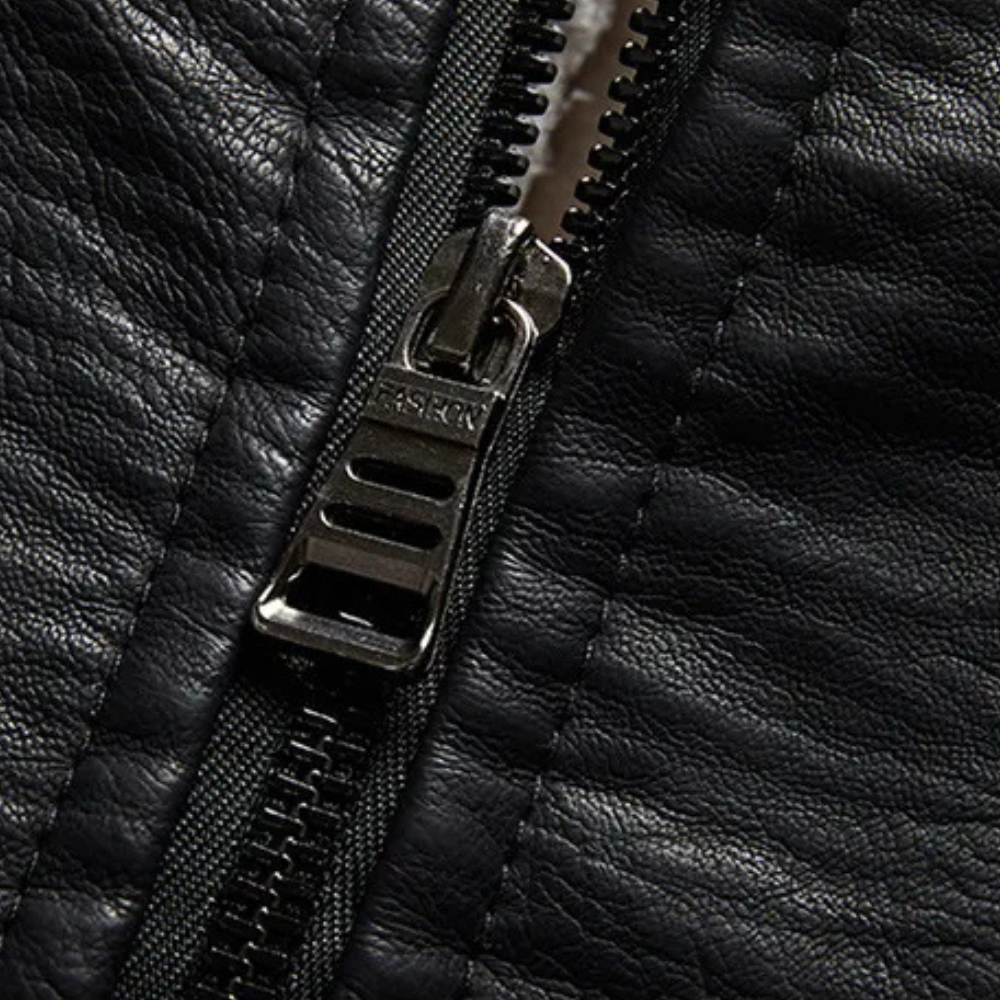 Leren Herenjas Zwart Klassiek Timeless Model