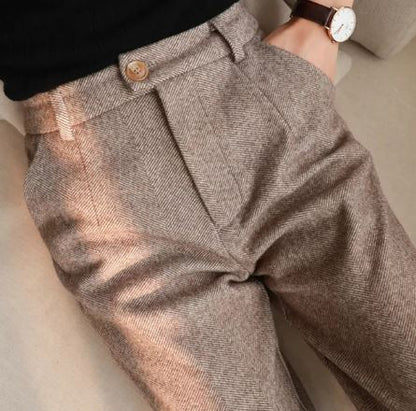 Warme Wollen Broek voor Dames Winter - Mode Vibes