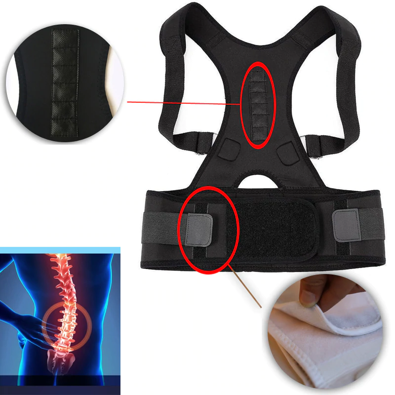 Magnetische Rugcorrector voor een Rechte Rug