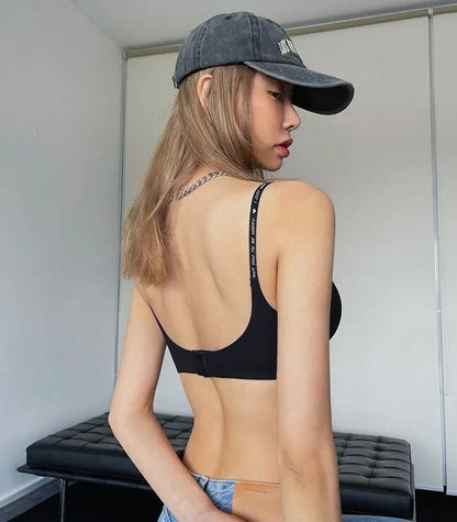 Bralette met Diepe V-hals Voor Gevoelige Huid
