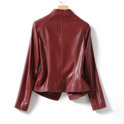 Leren Jas Delia Vrouwelijk Design
