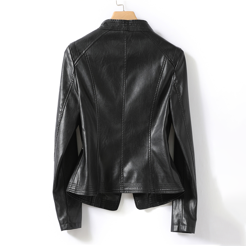 Leren Jas Delia Vrouwelijk Design