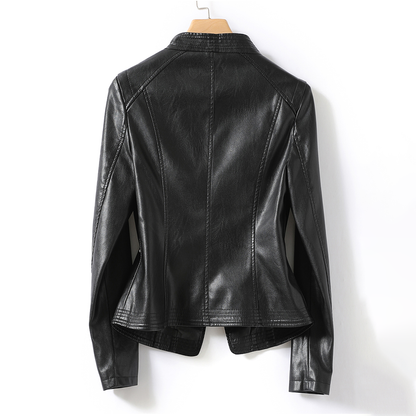 Leren Jas Delia Vrouwelijk Design