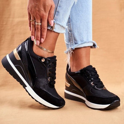 Elba | Comode scarpe da ginnastica con zeppa