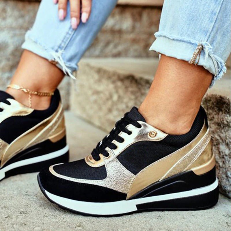 Elba | Comode scarpe da ginnastica con zeppa
