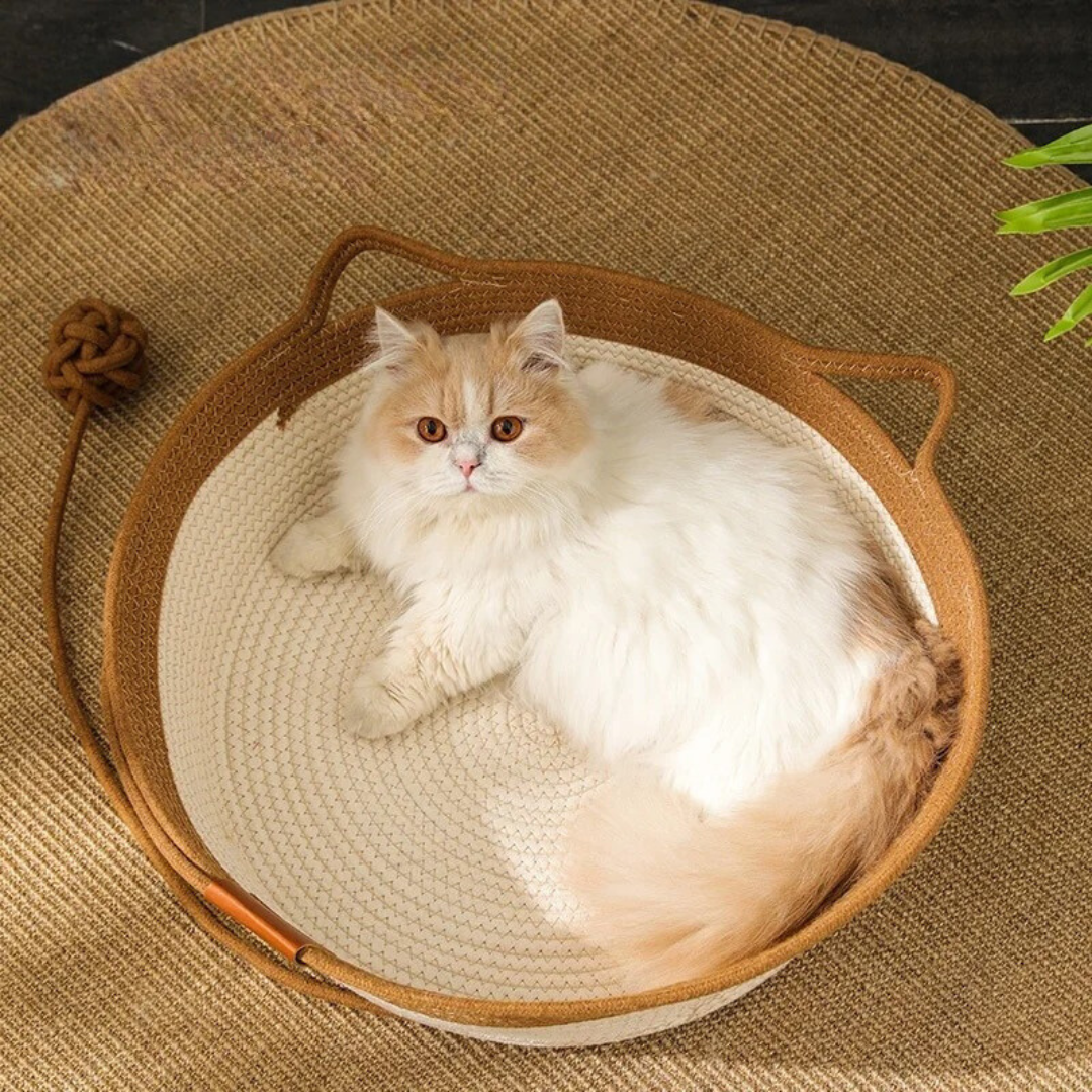 Kattenbed van Katoenen Touw - Zacht en Warm voor Katten