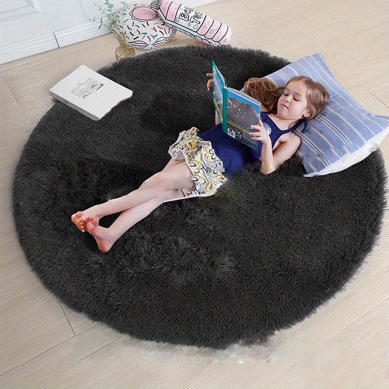 Rond Plush Vloerkleed Zacht en Zachtaardig Clouda