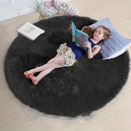 Rond Plush Vloerkleed Zacht en Zachtaardig Clouda