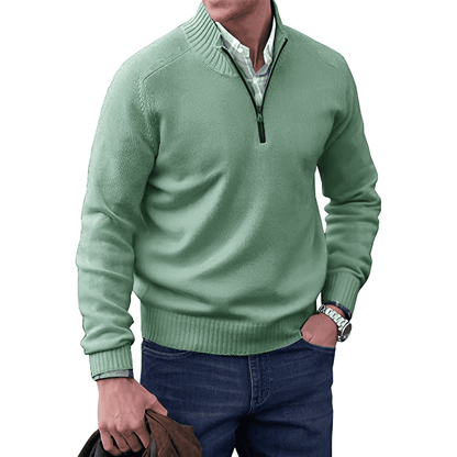 Herentrui Luxe Kasjmier Rits Blazer