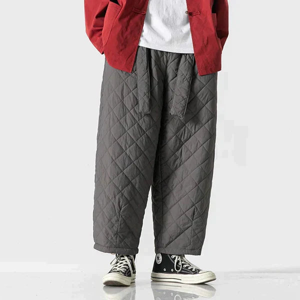 Thermische Joggingbroek Warm Gewatteerd Zwart