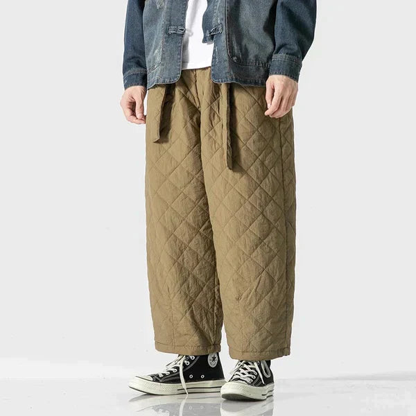 Thermische Joggingbroek Warm Gewatteerd Zwart