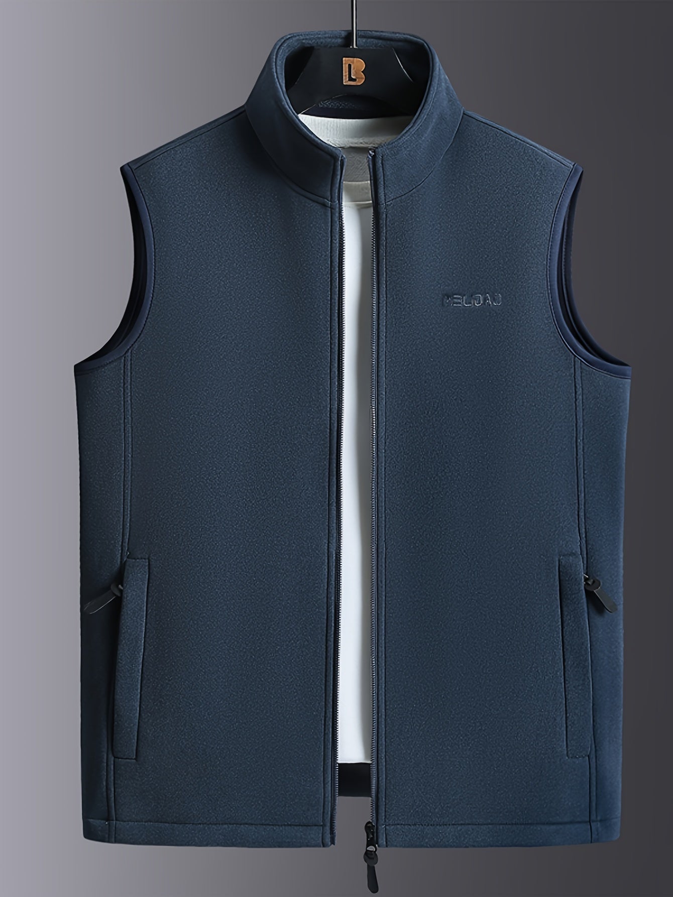 Gaspare | Gilet in pile leggero con colletto rialzato