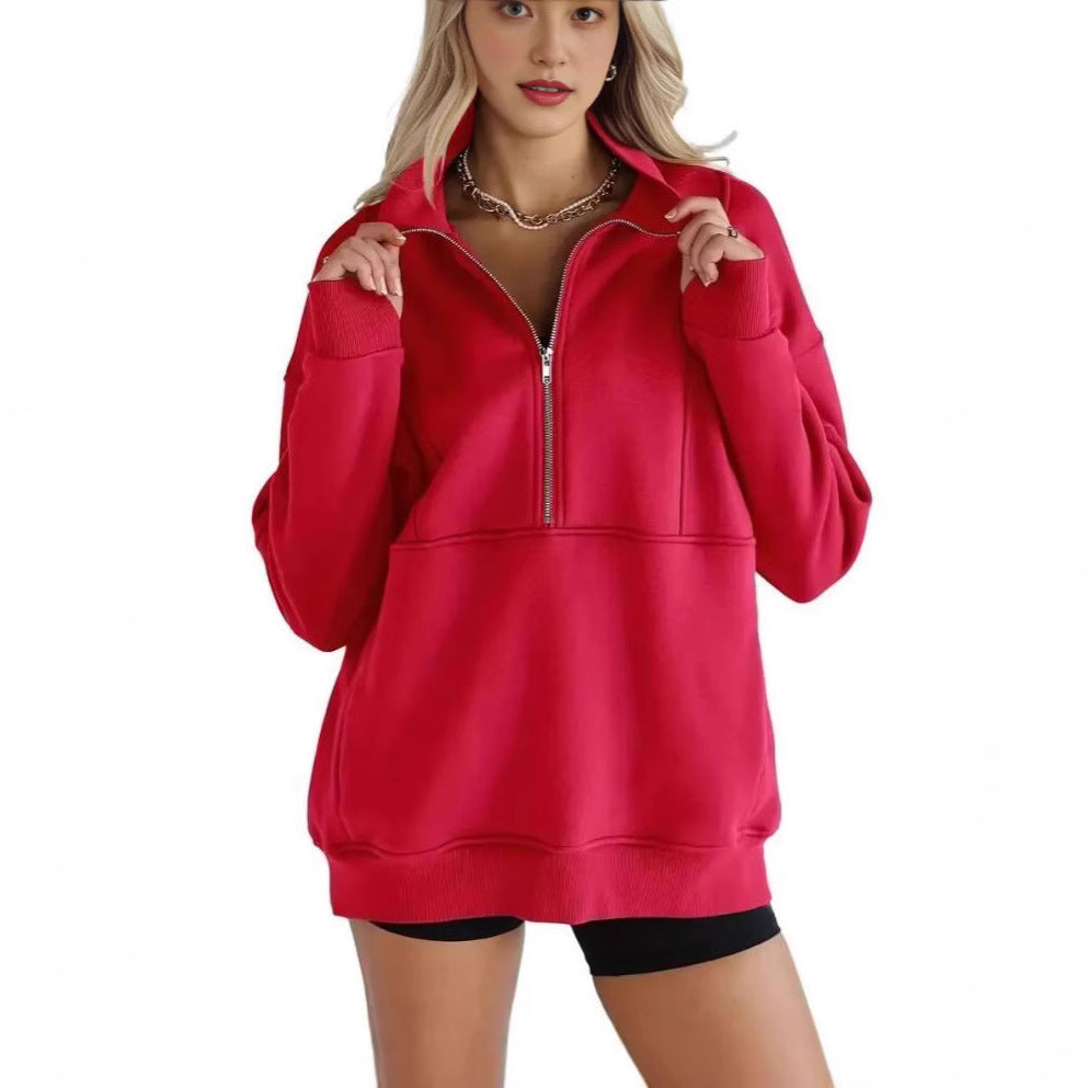Dames Oversized Trui Warm en Comfortabel met Kangoeroezak
